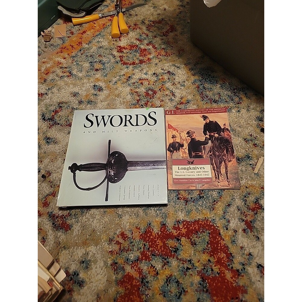 2- Swords and Hilt Weapons Michael Coe Coffee Table Book Hardcover Longknives PB